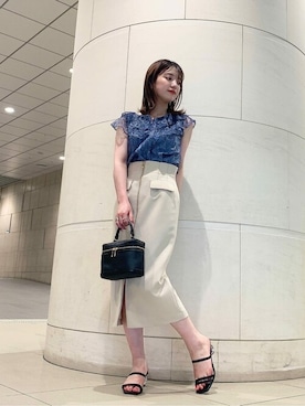 PROPORTION STAFFさん（レディース・158cm）の夏コーディネート