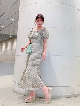 PROPORTION STAFFさん（レディース・158cm）の夏コーディネート