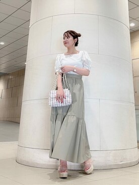 PROPORTION STAFFさん（レディース・158cm）の夏コーディネート