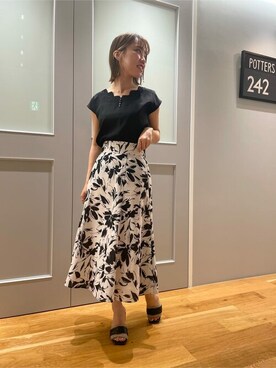PROPORTION STAFFさん（レディース・154cm）の夏コーディネート