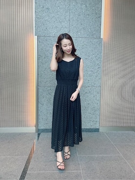 「コットンレース」｜PROPORTION STAFFさん（レディース・153cm）の夏コーディネート