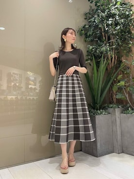 PROPORTION STAFFさん（レディース・162cm）の夏コーディネート