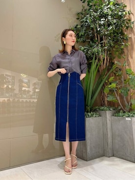 PROPORTION STAFFさん（レディース・162cm）の夏コーディネート