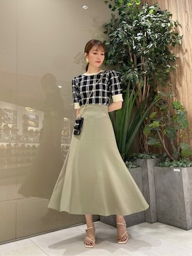 PROPORTION STAFFさん（レディース・162cm）の夏コーディネート