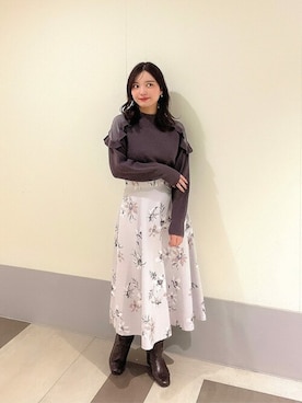 PROPORTION STAFFさん（レディース・158cm）の冬コーディネート