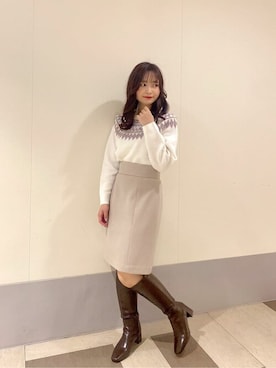 PROPORTION STAFFさん（レディース・155cm）の冬コーディネート