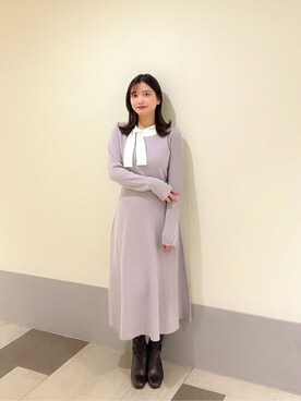 PROPORTION STAFFさん（レディース・158cm）の冬コーディネート