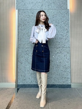 PROPORTION STAFFさん（レディース・153cm）の冬コーディネート