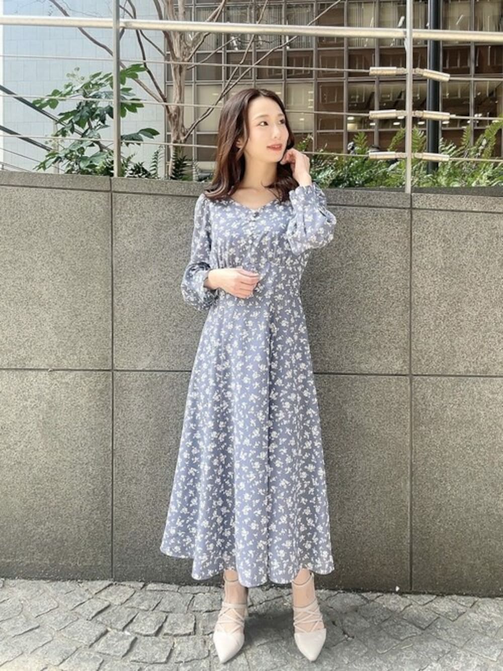 美品 Resurrection グラデーション ワンピース green label relaxing（グリーンレーベルリラクシング）の