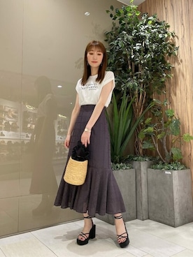 PROPORTION STAFFさん（レディース・162cm）の夏コーディネート