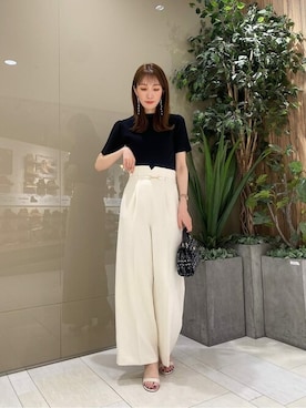 PROPORTION STAFFさん（レディース・162cm）の夏コーディネート