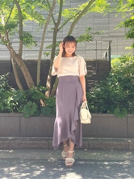 PROPORTION STAFFさん（レディース・161cm）の夏コーディネート
