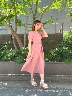 PROPORTION STAFFさん（レディース・161cm）の夏コーディネート