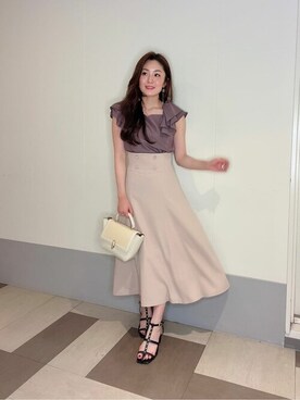 PROPORTION STAFFさん（レディース・156cm）の夏コーディネート