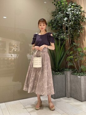 PROPORTION STAFFさん（レディース・162cm）の夏コーディネート