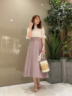 「PROPORTION BODY DRESSING（プロポーションボディドレッシング）のアイテム」を使った、PROPORTION STAFFさん（レディース・162cm）の夏コーディネート