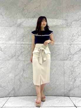 PROPORTION STAFFさん（レディース・155cm）の夏コーディネート