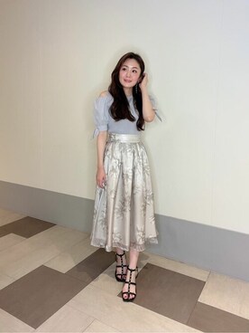 PROPORTION STAFFさん（レディース・156cm）の夏コーディネート
