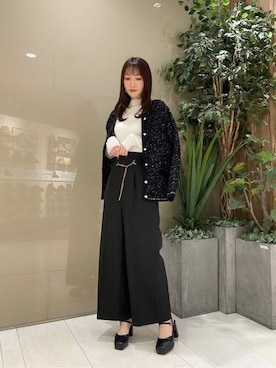「PROPORTION BODY DRESSING（プロポーションボディドレッシング）のアイテム（テーラードジャケット）」を使った、PROPORTION STAFFさん（レディース・162cm）の秋コーディネート