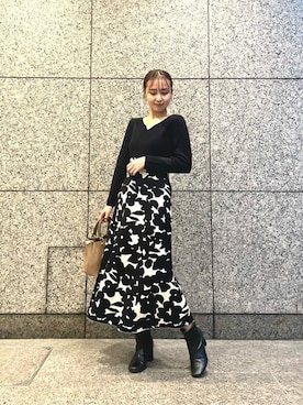 PROPORTION STAFFさん（レディース・161cm）の冬コーディネート