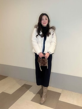 PROPORTION STAFFさん（レディース・156cm）の冬コーディネート