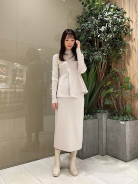 PROPORTION STAFFさん（レディース・162cm）の冬コーディネート