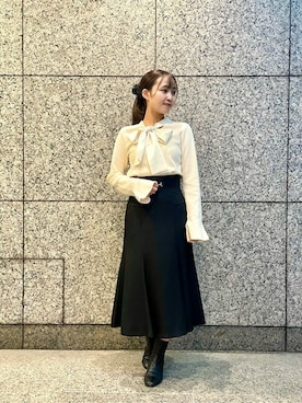 PROPORTION STAFFさん（レディース・161cm）の冬コーディネート