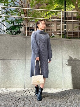 PROPORTION STAFFさん（レディース・161cm）の冬コーディネート