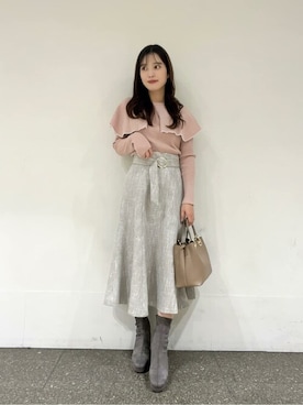 PROPORTION STAFFさん（レディース・158cm）の冬コーディネート