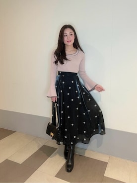 PROPORTION STAFFさん（レディース・156cm）の冬コーディネート