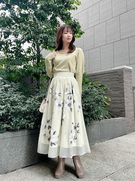 PROPORTION STAFFさん（レディース・153cm）の冬コーディネート