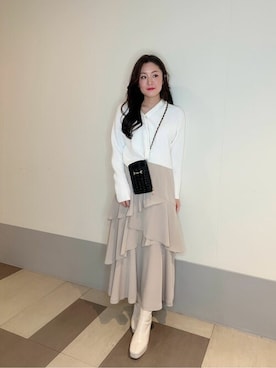 PROPORTION STAFFさん（レディース・156cm）の冬コーディネート