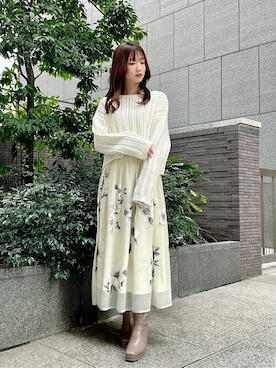 PROPORTION STAFFさん（レディース・153cm）の冬コーディネート