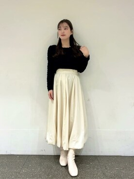 PROPORTION STAFFさん（レディース・158cm）の冬コーディネート