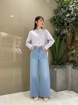 「PROPORTION BODY DRESSING（プロポーションボディドレッシング）のアイテム（パンツ）」を使った、PROPORTION STAFFさん（レディース・162cm）の冬コーディネート