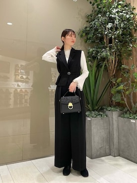 「PROPORTION BODY DRESSING（プロポーションボディドレッシング）のアイテム（テーラードジャケット）」を使った、PROPORTION STAFFさん（レディース・162cm）の春コーディネート