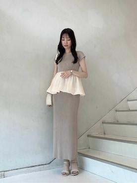 PROPORTION STAFFさん（レディース・162cm）の春コーディネート