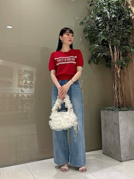 「PROPORTION BODY DRESSING（プロポーションボディドレッシング）のアイテム（パンツ）」を使った、PROPORTION STAFFさん（レディース・162cm）の夏コーディネート