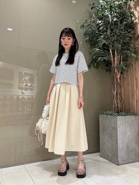 PROPORTION STAFFさん（レディース・162cm）の夏コーディネート