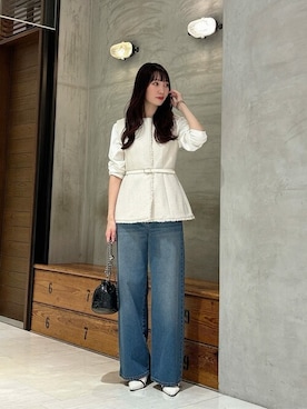 「PROPORTION BODY DRESSING（プロポーションボディドレッシング）のアイテム（テーラードジャケット）」を使った、PROPORTION STAFFさん（レディース・162cm）の秋コーディネート