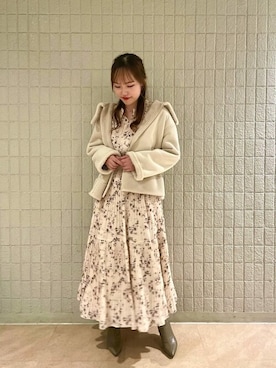 「PROPORTION BODY DRESSING（プロポーションボディドレッシング）のアイテム（ワンピース/ドレス）」を使った、PROPORTION STAFFさん（レディース・164cm）の秋コーディネート