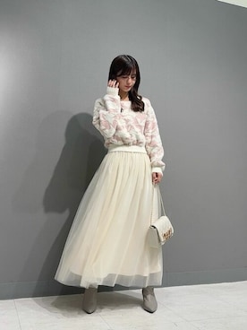 「PROPORTION BODY DRESSING（プロポーションボディドレッシング）のアイテム（ワンピース/ドレス）」を使った、PROPORTION STAFFさん（レディース・159cm）の冬コーディネート