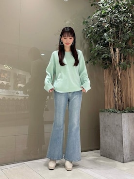 「PROPORTION BODY DRESSING（プロポーションボディドレッシング）のアイテム（パンツ）」を使った、PROPORTION STAFFさん（レディース・162cm）の冬コーディネート