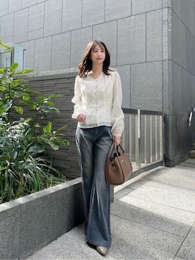 「PROPORTION BODY DRESSING（プロポーションボディドレッシング）のアイテム（トップス）」を使った、PROPORTION STAFFさん（レディース・153cm）の冬コーディネート