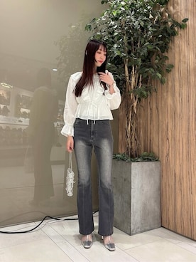 「PROPORTION BODY DRESSING（プロポーションボディドレッシング）のアイテム（トップス）」を使った、PROPORTION STAFFさん（レディース・162cm）の春コーディネート