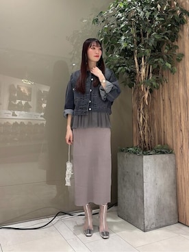 「PROPORTION BODY DRESSING（プロポーションボディドレッシング）のアイテム（ワンピース/ドレス）」を使った、PROPORTION STAFFさん（レディース・162cm）の春コーディネート