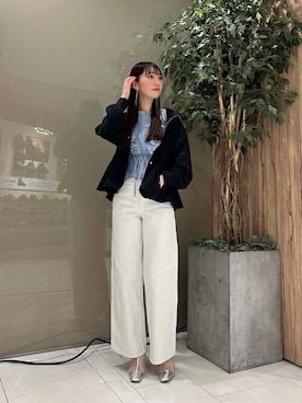 「PROPORTION BODY DRESSING（プロポーションボディドレッシング）のアイテム（トップス）」を使った、PROPORTION STAFFさん（レディース・162cm）の春コーディネート
