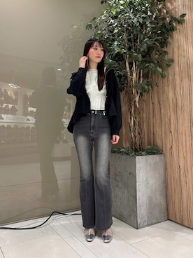 「PROPORTION BODY DRESSING（プロポーションボディドレッシング）のアイテム（トップス）」を使った、PROPORTION STAFFさん（レディース・162cm）の春コーディネート