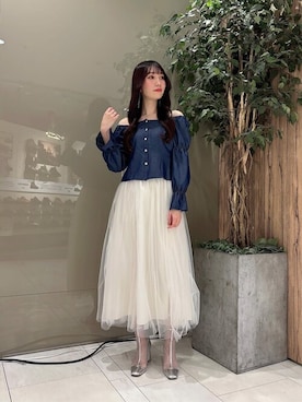 「PROPORTION BODY DRESSING（プロポーションボディドレッシング）のアイテム（ワンピース/ドレス）」を使った、PROPORTION STAFFさん（レディース・162cm）の春コーディネート