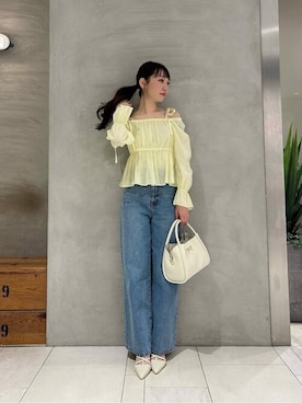 「PROPORTION BODY DRESSING（プロポーションボディドレッシング）のアイテム」を使った、PROPORTION STAFFさん（レディース・162cm）の春コーディネート